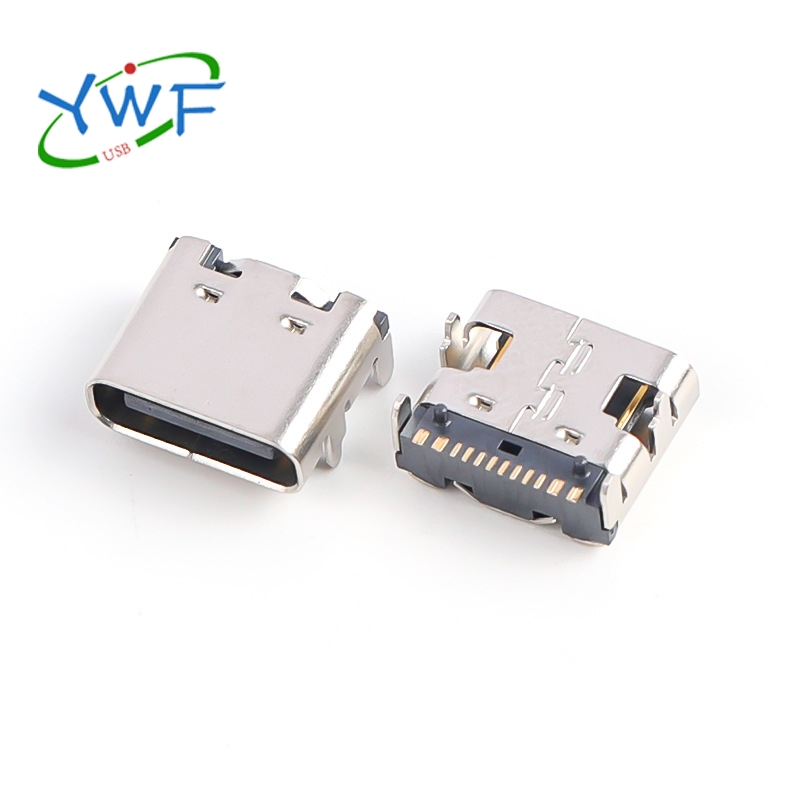 TYPE C 母座 16P L=7.35 脚长1.55