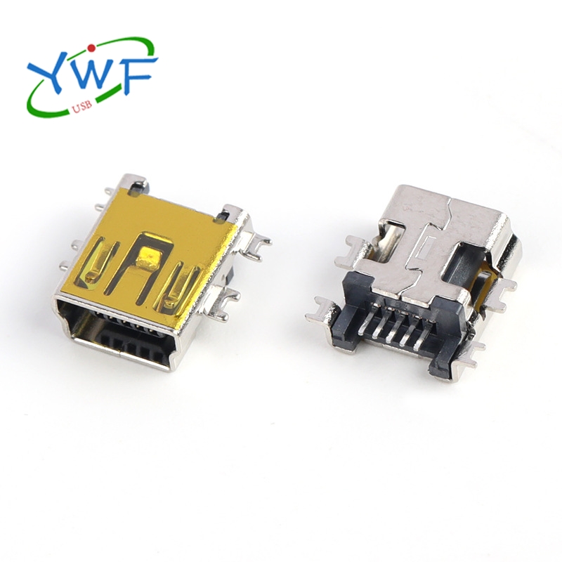 MINI USB 5P/F SMT 沉板/前插后贴