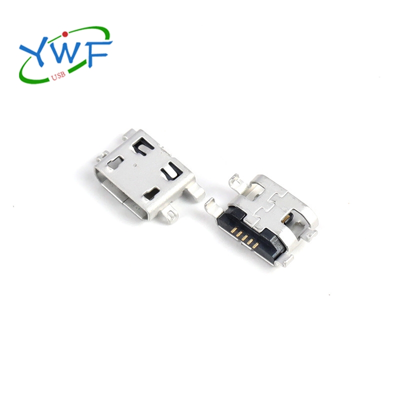 MICRO USB 5P/F沉板0.8