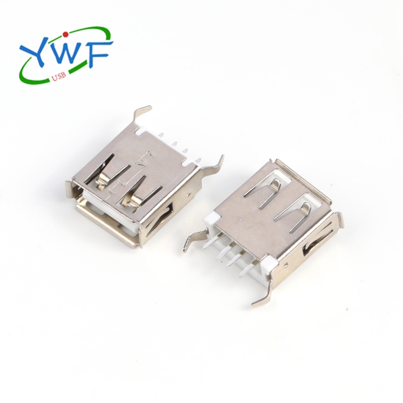 USB A/F 180&deg;DIP短体弯脚13.0/13.7/15.0