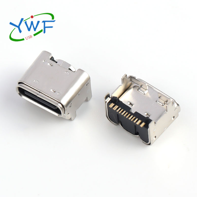TYPE C 母座 16P垫高款 CH=3.5