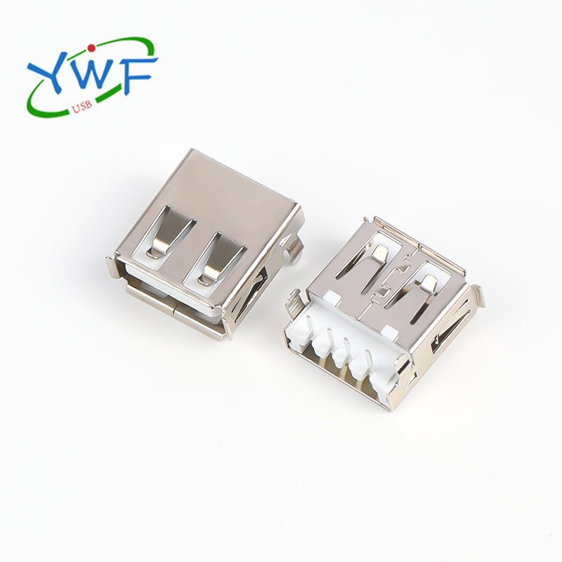 USB A/F 90&deg;DIP沉板