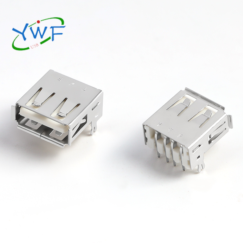 USB   A/F90&deg;  DIP无盖鱼叉脚（YWF字印）