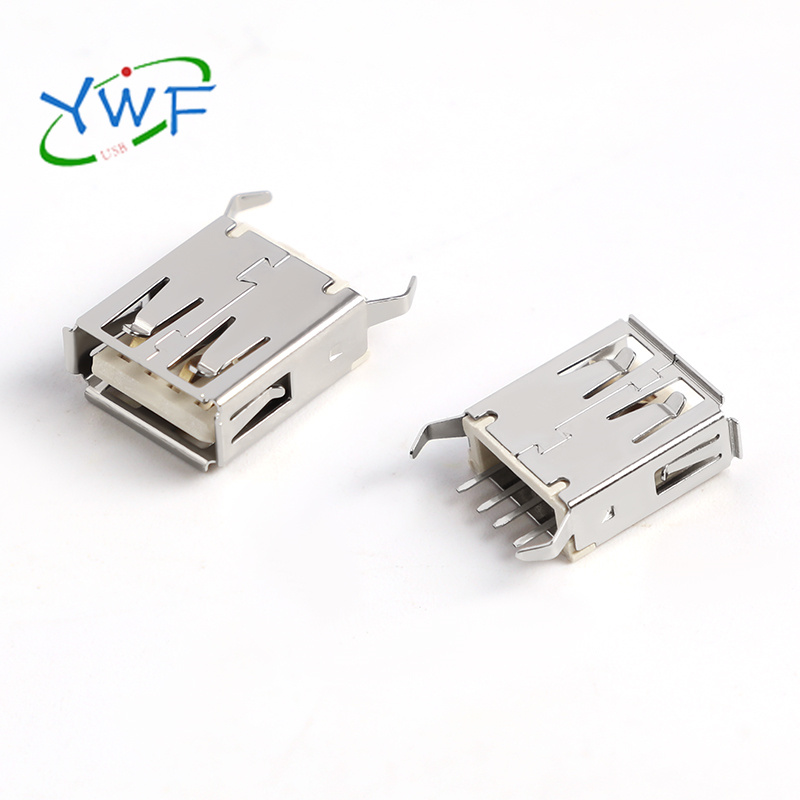 USB A/F180&deg;DIP长体弯脚15.0