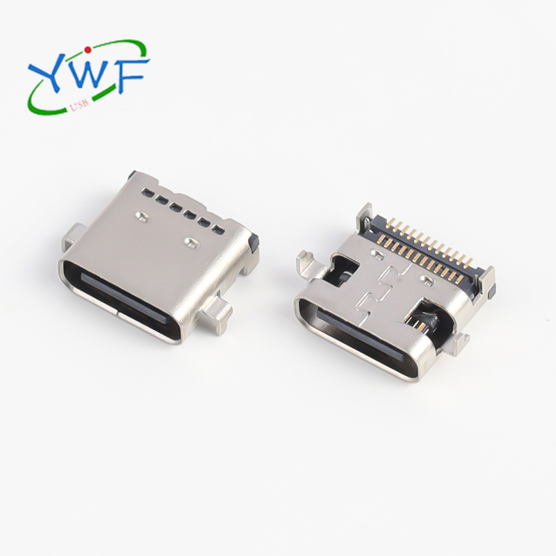 TYPE  C  24P 双排 SMT母座沉板