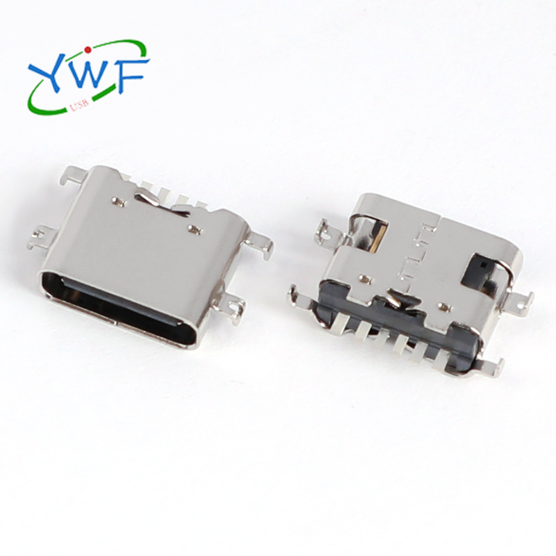 TYPE CF 6P 单排 SMT 沉板1.6